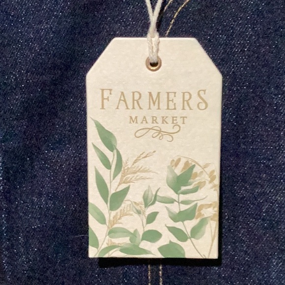 Farmers Market Dark Heavyweight Midi Jean Skirt - Size 10 - Picture 2 of 9